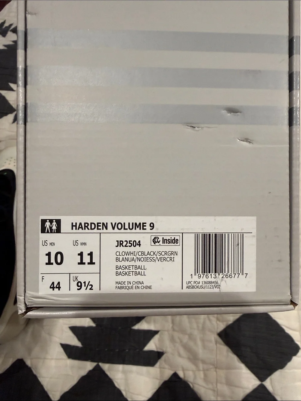 Harden volume 9 basketball shoes